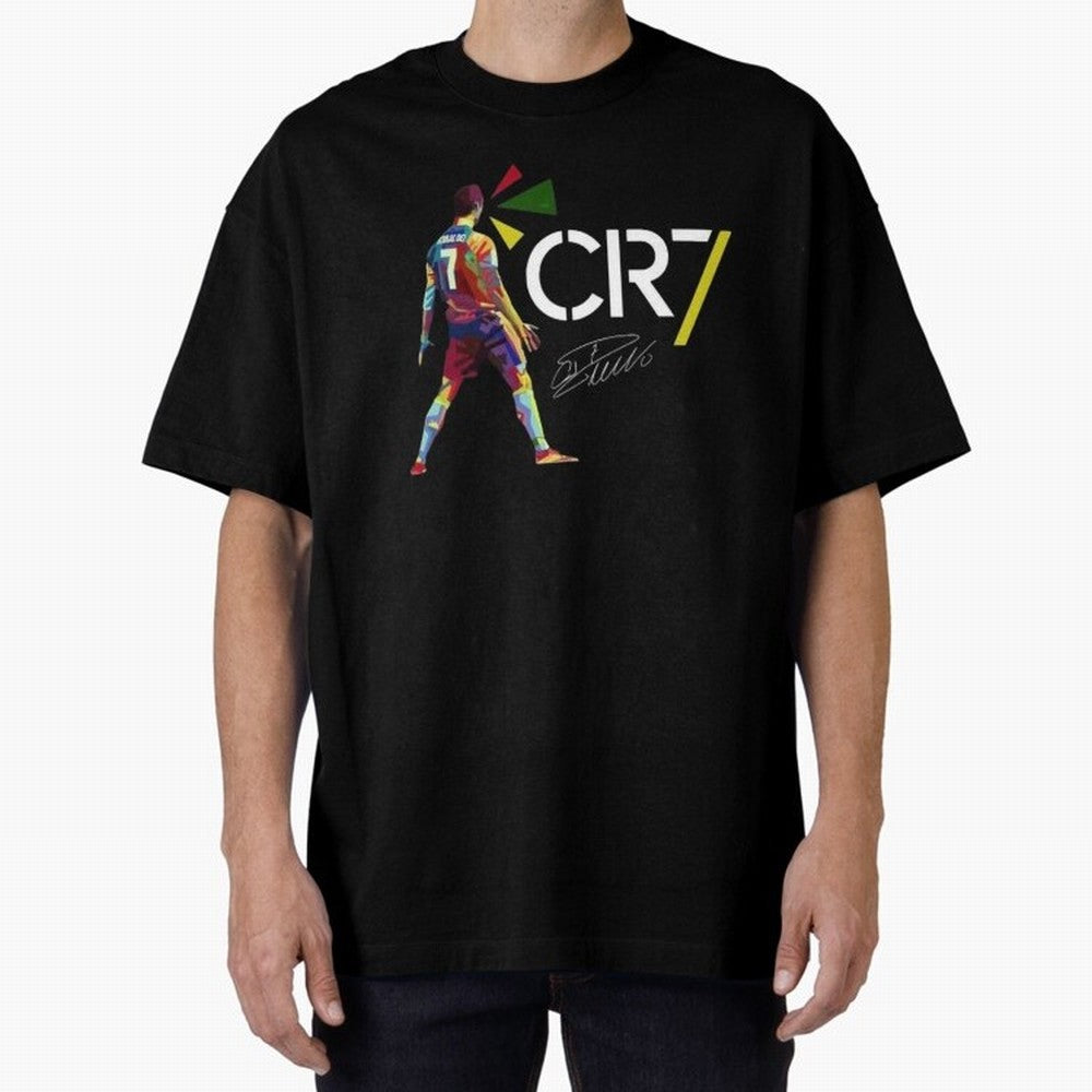 Cr7 Cristiano Ronaldo Signature Oversized T-Shirt Make Every Match About the FIFA World Cup 2026 Journey through Mbappe Highlights, France and Portugal Pride, Stadium Chants, National Pride, Trophy Dreams and Unforgettable Football Memories; Ideal