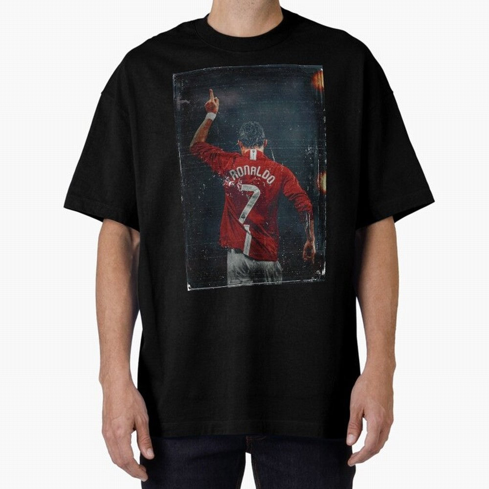 Cristiano Ronaldo Vintage Oversized T-Shirt Carry National Pride through FIFA World Cup 2026 USA Canada Mexico for Fans of Messi, CR7 and Mbappe and Argentina, France and Brazil, Bringing Football History, Final Match Energy, Crowd Noise and Once