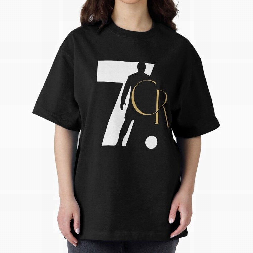 Cristiano Ronaldo Oversized T-Shirt Honor Champions and Dreams in Match Day Hype around FIFA World Cup 2026 Group Stage, Cristiano Ronaldo, Argentina, Goal Celebration Energy, Supporter Heritage, Football Icons and Worldwide Tournament Joy; Great