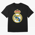 The Madrid CF Logo Oversized T-Shirt Celebrate the Stars of FIFA World Cup 2026 with Cristiano Ronaldo, Haaland and CR7, Portugal Energy, Sports Nostalgia, International Competition, Famous Players and Unforgettable Victories; Great for Supporters