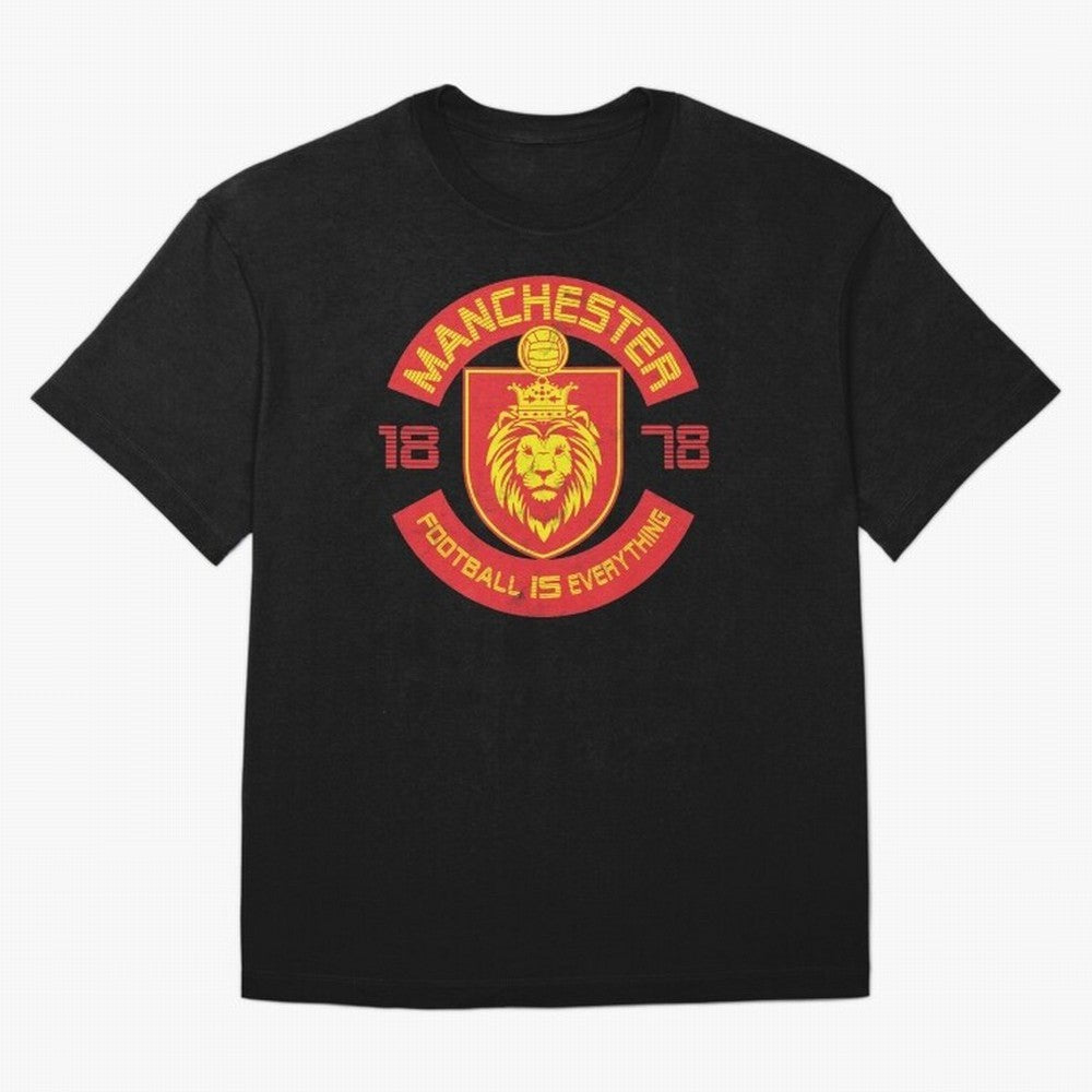 Football Is Everything - Manchester Squad Retro Oversized T-Shirt Celebrate the Road through the FIFA World Cup 2026 Group Stage Journey through Messi, Neymar and Mbappe Highlights, Netherlands Pride, Vintage Soccer Flavor, Modern Football Stars,