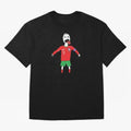 Badly Drawn Ronaldo Oversized T-Shirt Bring Global Tournament Vibes to the FIFA World Cup 2026 Group Stage Journey through Messi Highlights, England Pride, Soccer Culture, Superstar Moments, National Team Dreams and Competitive Fire; Ideal for