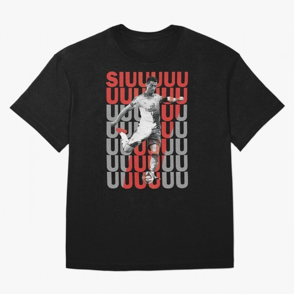 Siuuuuuu Cristiano Ronaldo Oversized T-Shirt Back Your Heroes with FIFA World Cup 2026 Inspired by Messi and Cristiano Ronaldo, Netherlands Energy, Match Day Excitement, Supporter Culture, Golden Goals and Global Football Passion; Perfect for Fans,