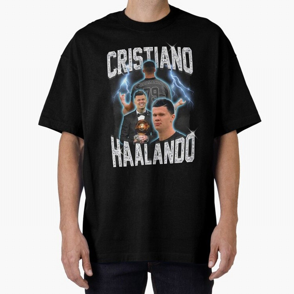 Cristiano Haalando Oversized T-Shirt Turn Every Weekend Toward FIFA World Cup 2026 Group Stage Spirit, Featuring England and Germany, Cristiano Ronaldo, Haaland and CR7, Classic Soccer Heritage, Championship Pressure, Fan Loyalty and International