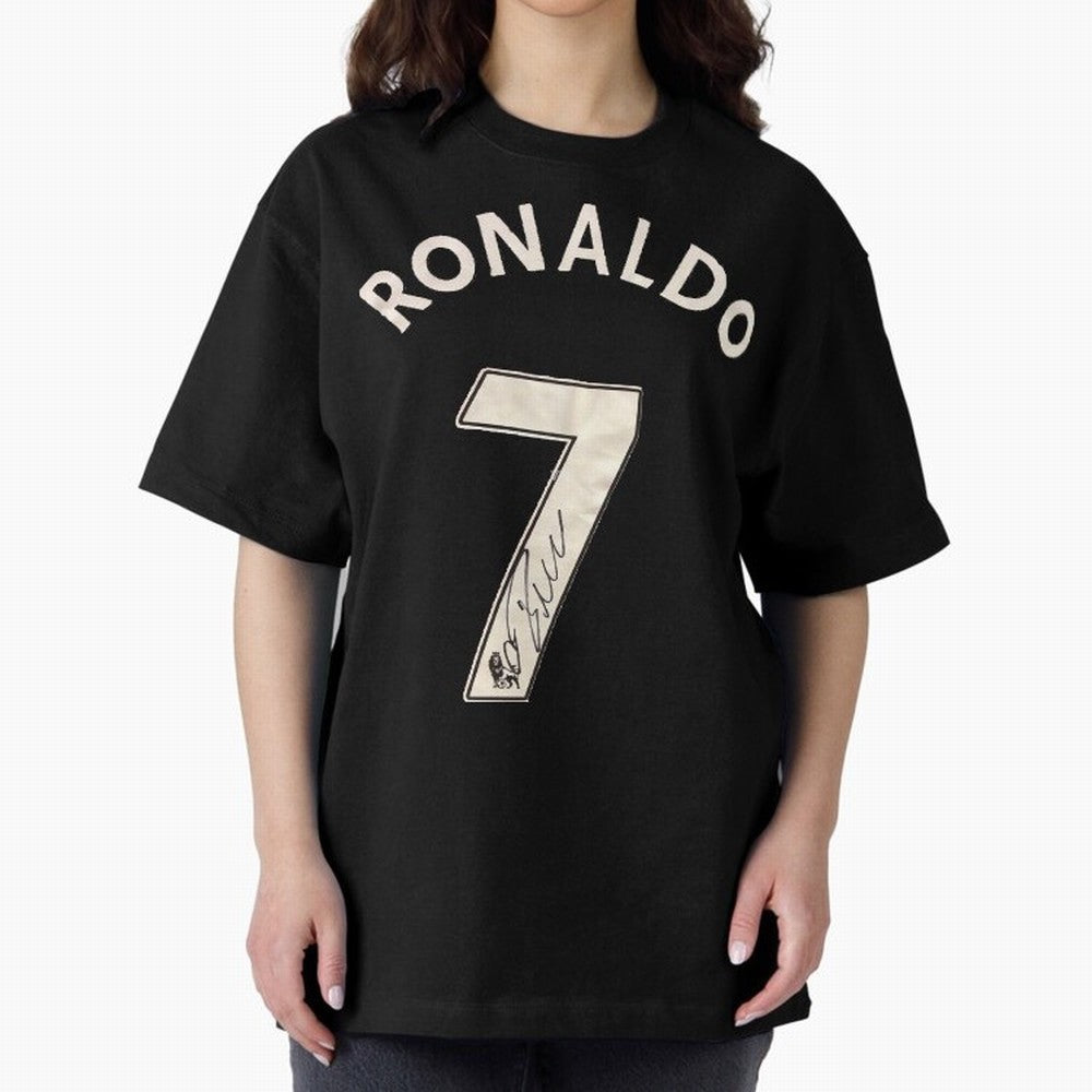 CR7 Uniform with signature Oversized T-Shirt Honor the Football Icons of Global Football Passion for FIFA World Cup 2026 USA Canada Mexico, Capturing Mbappe, Brazil, Portugal and Argentina, Sports Nostalgia, International Competition, Famous