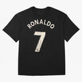 CR7 Uniform with signature Oversized T-Shirt Honor the Football Icons of Global Football Passion for FIFA World Cup 2026 USA Canada Mexico, Capturing Mbappe, Brazil, Portugal and Argentina, Sports Nostalgia, International Competition, Famous