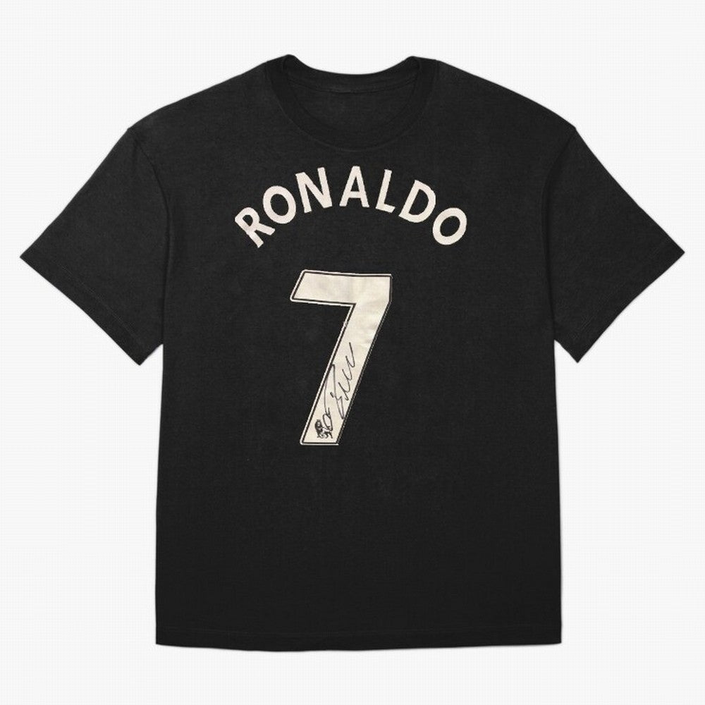 CR7 Uniform with signature Oversized T-Shirt Honor the Football Icons of Global Football Passion for FIFA World Cup 2026 USA Canada Mexico, Capturing Mbappe, Brazil, Portugal and Argentina, Sports Nostalgia, International Competition, Famous