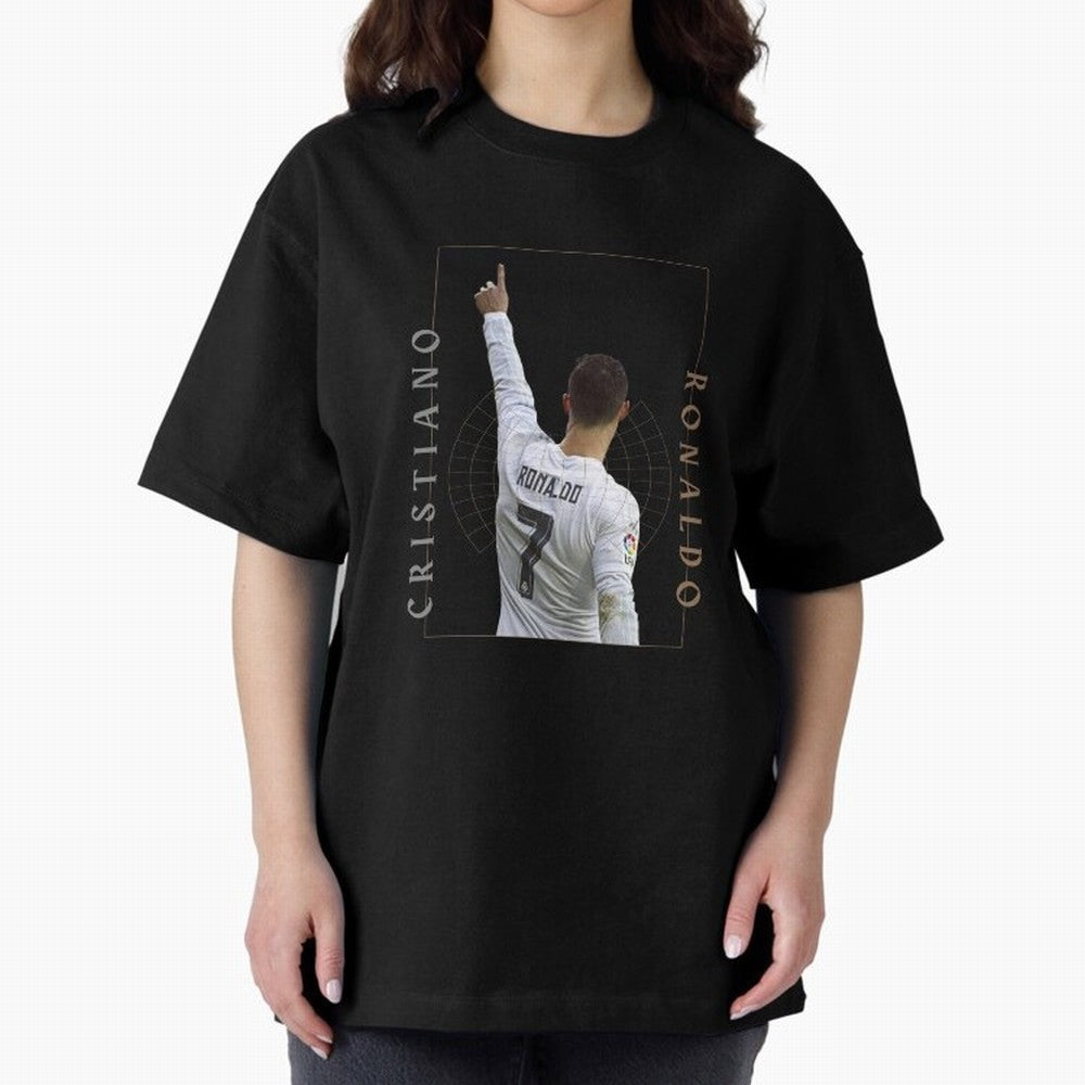 Cristiano Ronaldo CR7 Best Seller Oversized T-Shirt Honor the Football Icons of FIFA World Cup 2026 USA Canada Mexico Spirit, Celebrating Germany, Messi, Neymar and Mbappe, Stadium Memories, Football Loyalty, International Chants and Championship
