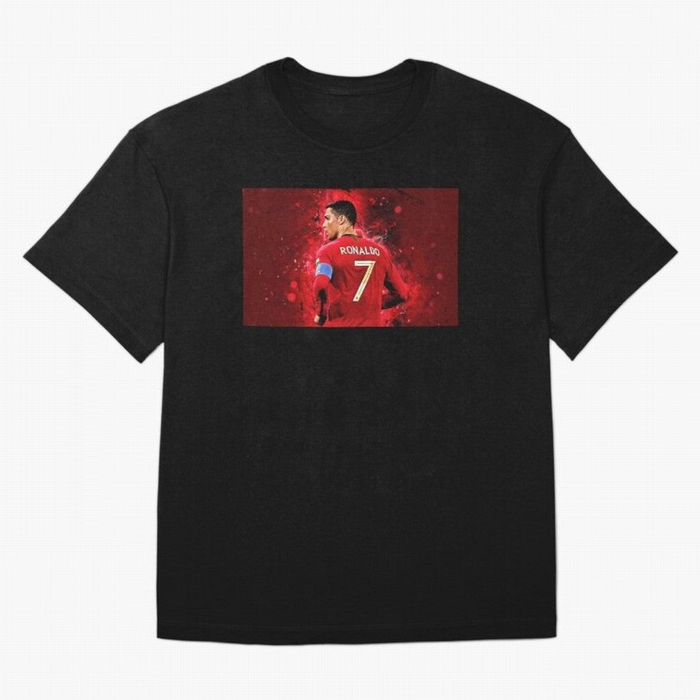Cristiano Ronaldo Oversized T-Shirt Show Your Tournament Heart for FIFA World Cup 2026 for Fans of Messi and Argentina, France and Brazil, Bringing Tournament Hype, Historic Matchups, Family Viewing Parties and Global Sports Pride; Great for