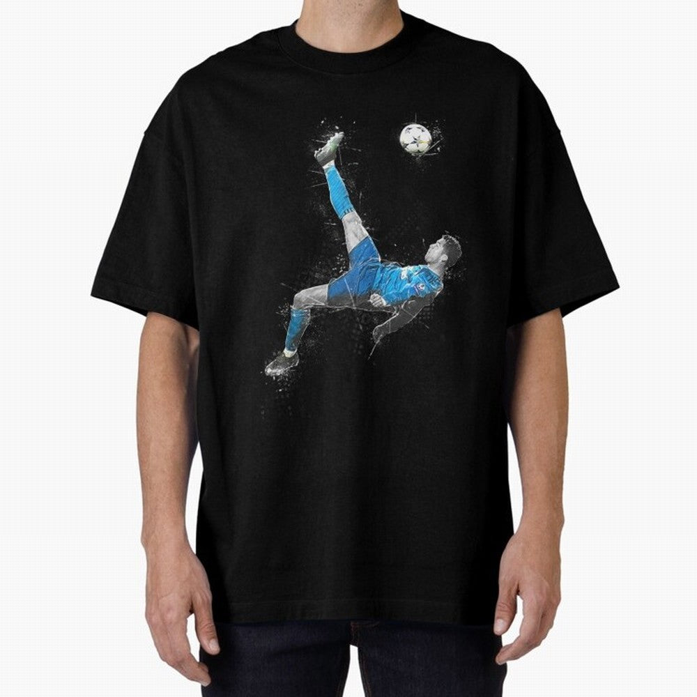 Cristiano Ronaldo Cristiano Ronaldo Oversized T-Shirt Honor the Beautiful Game during Match Day Hype around FIFA World Cup 2026 USA Canada Mexico, CR7, England and Germany, Soccer Culture, Superstar Moments, National Team Dreams and Competitive