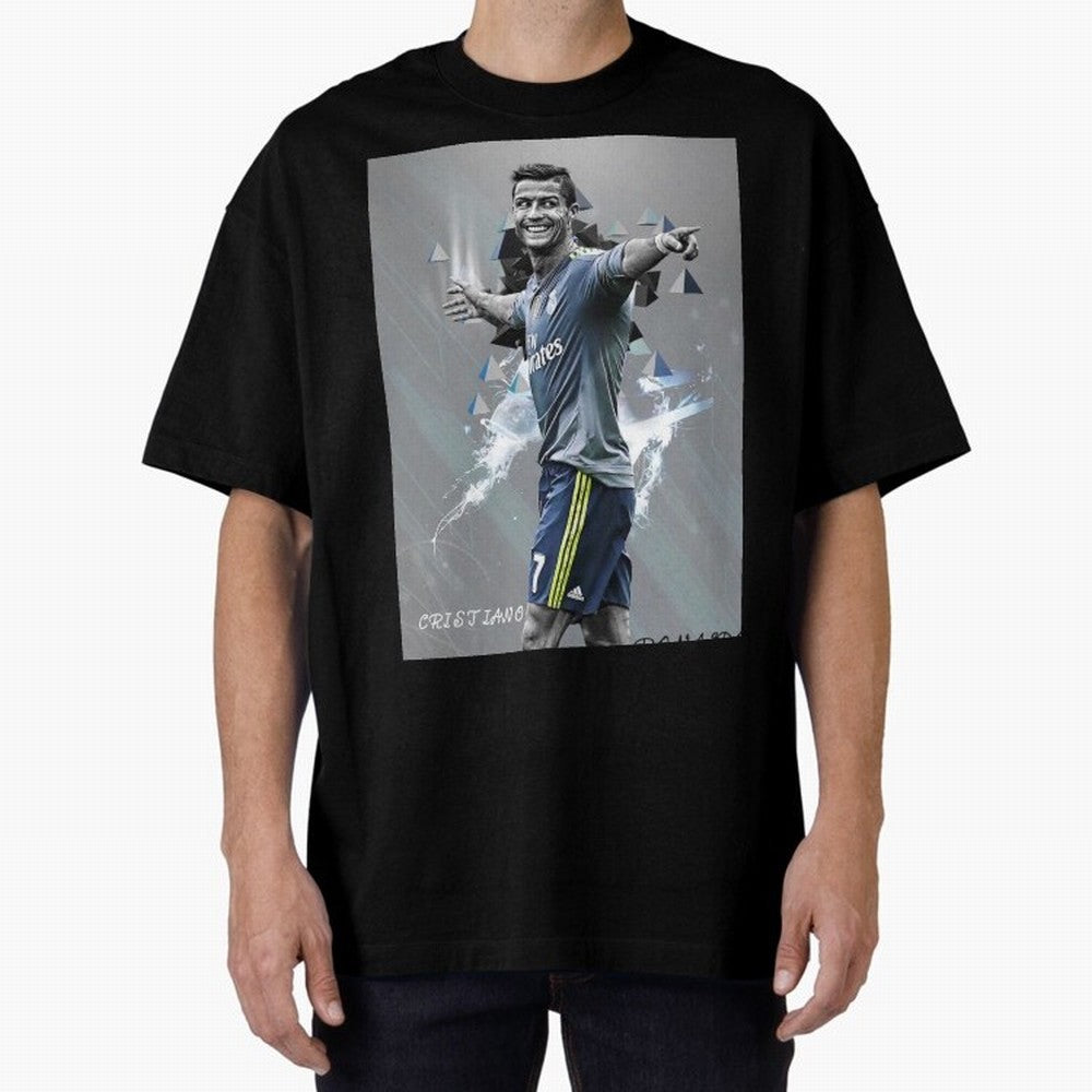cristiano ronaldo Oversized T-Shirt Follow Match Day Hype around FIFA World Cup 2026 USA Canada Mexico, Neymar, France and Portugal, Soccer Culture, Superstar Moments, National Team Dreams and Competitive Fire; Ideal for Passionate Fans Who Love