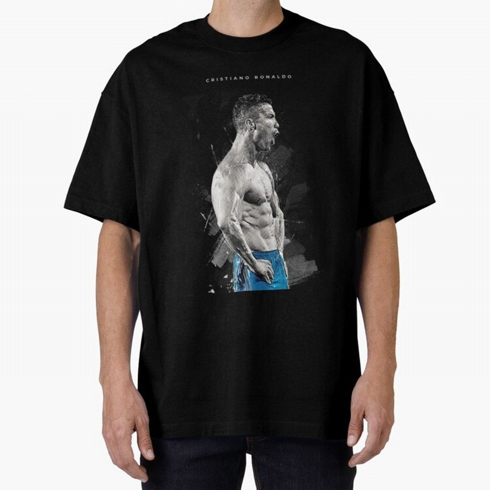 Cristiano Ronaldo Cristiano Ronaldo Oversized T-Shirt Show Championship Spirit for the FIFA World Cup 2026 USA Canada Mexico Journey through Mbappe and Neymar Highlights, France Pride, Game Day Rituals, Football Legends, Country Pride and the Road
