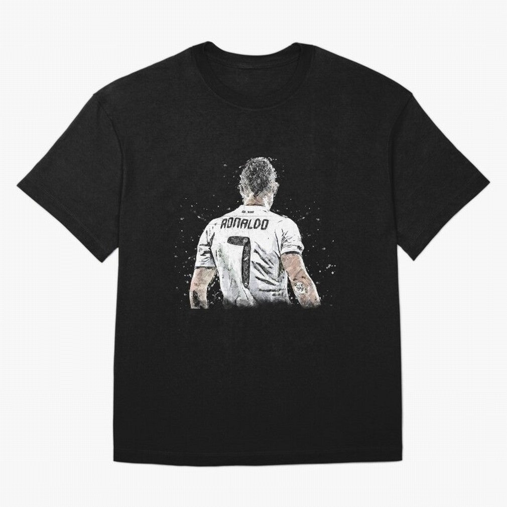Cristiano ronaldo back Oversized T-Shirt Step into FIFA World Cup 2026 Centered on Neymar, Brazil, Portugal and Argentina Energy, Football History, Final Match Energy, Crowd Noise and Once in a Lifetime Moments; Great for Watch Parties, Sports