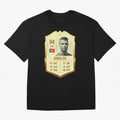 Cristiano Ronaldo Ultimate Card Oversized T-Shirt Carry the Colors and Pride of Global Football Passion for FIFA World Cup 2026 Group Stage, Centered on Haaland and Mbappe, England, France and Netherlands, Worldwide Fan Energy, Dramatic Goals,