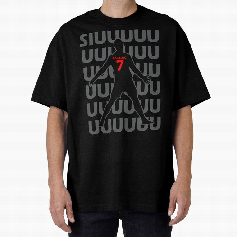 Siuuuuuu Cristiano Ronaldo Kids T-Shirt Oversized T-Shirt Relive Global Football Passion for FIFA World Cup 2026, Celebrating CR7 and Messi, England and Germany, Tournament Hype, Historic Matchups, Family Viewing Parties and Global Sports Pride;