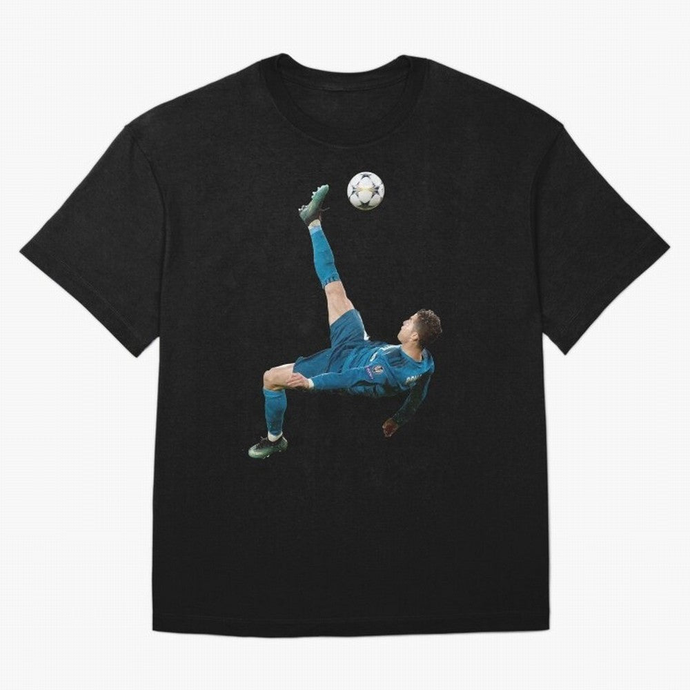 CRISTIANO RONALDO BICYCLE KICK Classic Oversized T-Shirt Bring Match Day Fire to Match Day Hype around FIFA World Cup 2026 USA Canada Mexico, CR7 and Messi, Germany, Soccer Culture, Superstar Moments, National Team Dreams and Competitive Fire;