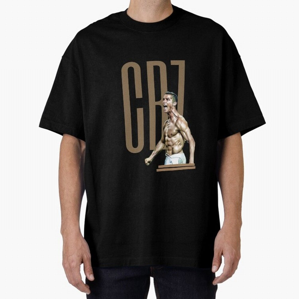 Best Seller - CR7 - Cristiano Ronaldo Merchandise Oversized T-Shirt Honor the Beautiful Game during FIFA World Cup 2026 Group Stage Featuring Neymar, Argentina, France and Brazil Energy, Stadium Chants, National Pride, Trophy Dreams and