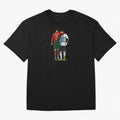 Messi Ronaldo Chit Chat Illustration Oversized T-Shirt Relive Global Football Passion for FIFA World Cup 2026 Group Stage, Made for Neymar, Haaland and Cristiano Ronaldo, England and Germany, Game Day Rituals, Football Legends, Country Pride and