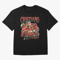 Retro Cristiano Ronaldo Oversized T-Shirt Fuel Your Fan Pride for FIFA World Cup 2026 Group Stage Built around Messi, Netherlands Energy, Football Passion, Legendary Performances, Festival Vibes and Supporter Community; Perfect for Fans,