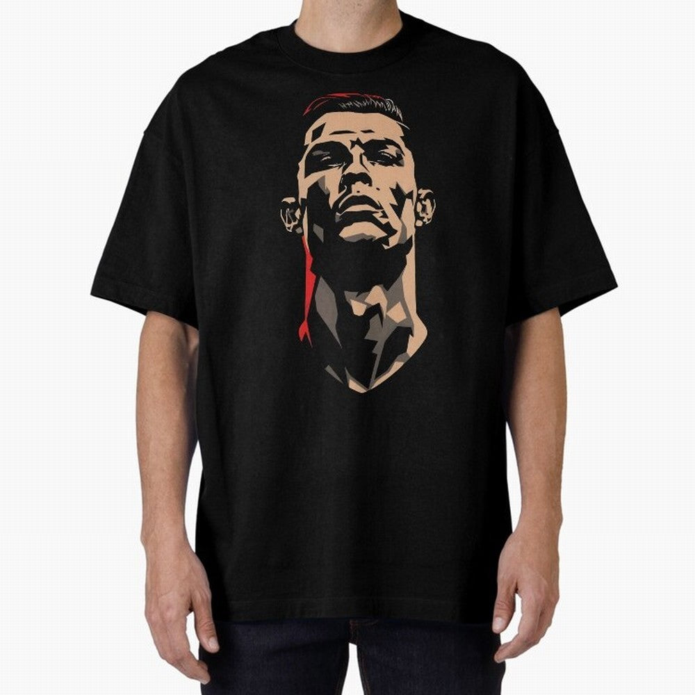 Cristiano Ronaldo CR7 Oversized T-Shirt Bring Home FIFA World Cup 2026 Group Stage for Fans of Haaland and Argentina and Brazil, Bringing Sports Nostalgia, International Competition, Famous Players and Unforgettable Victories; Created for Match Day