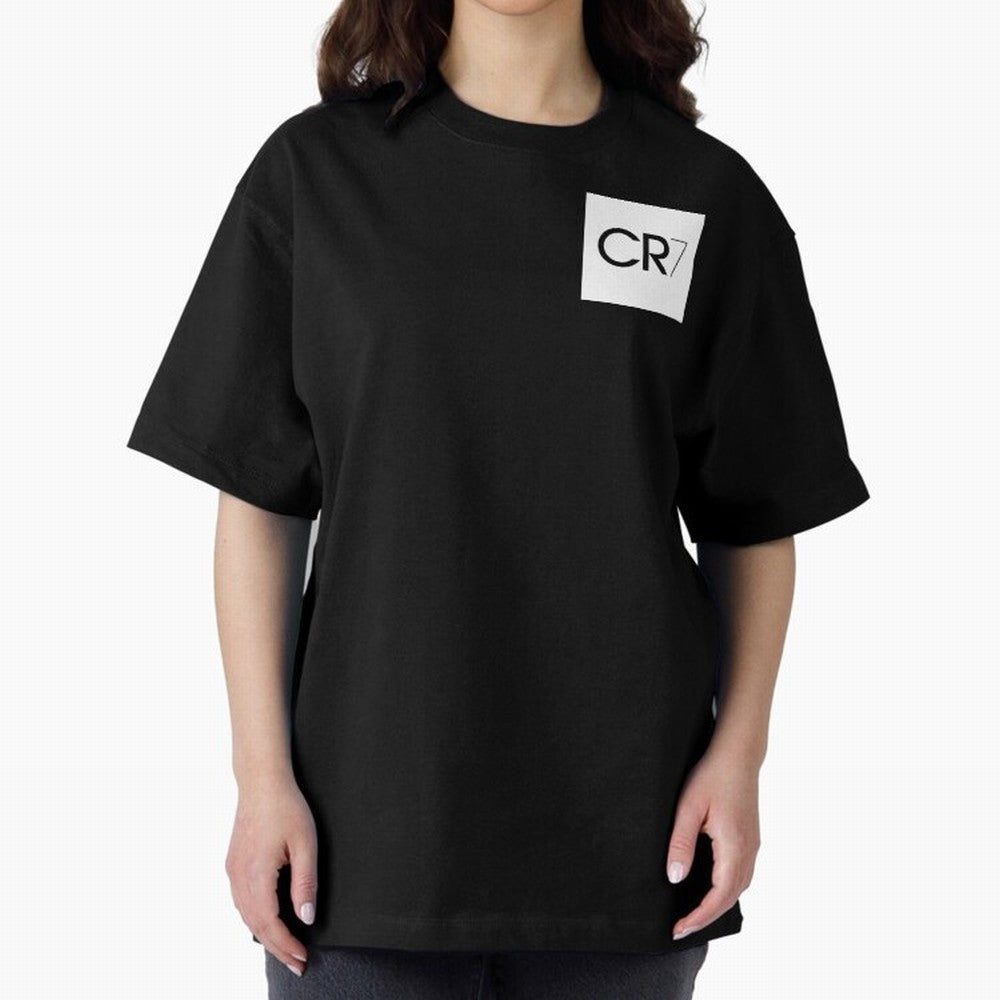 CR7 Logo Oversized T-Shirt Feel the Roar of Match Day Hype around FIFA World Cup 2026 Group Stage, Mbappe and Neymar, Argentina and Brazil, Worldwide Fan Energy, Dramatic Goals, Stadium Lights and Championship Celebrations; Ideal for Fans Who