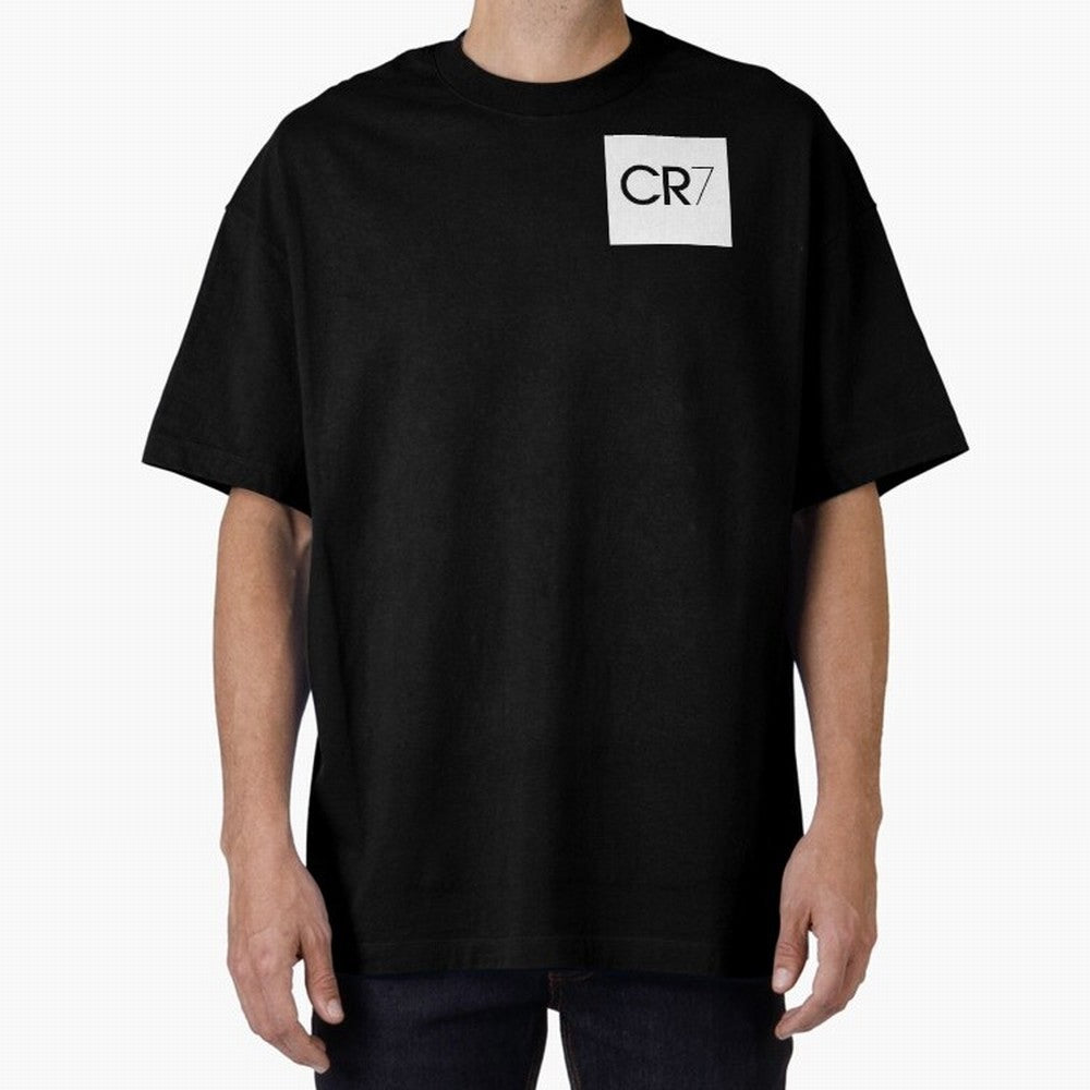 CR7 Logo Oversized T-Shirt Feel the Roar of Match Day Hype around FIFA World Cup 2026 Group Stage, Mbappe and Neymar, Argentina and Brazil, Worldwide Fan Energy, Dramatic Goals, Stadium Lights and Championship Celebrations; Ideal for Fans Who