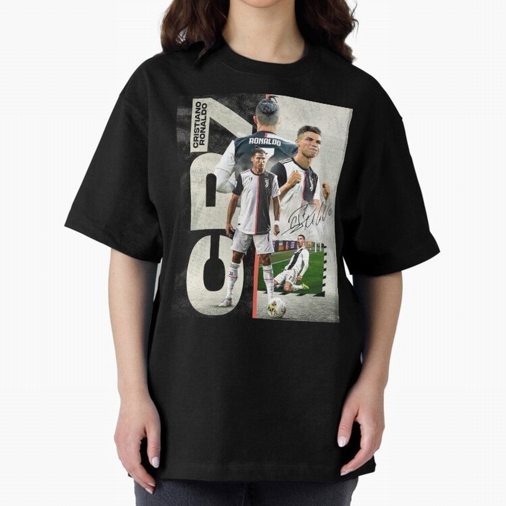 Cristiano Ronaldo Goals in Juventus special design ,Ronaldo Gift Idea, Ronaldo Footballer , Football Oversized T-Shirt Make Game Day About the FIFA World Cup 2026 USA Canada Mexico Journey through Haaland and Mbappe Highlights, Argentina Pride,