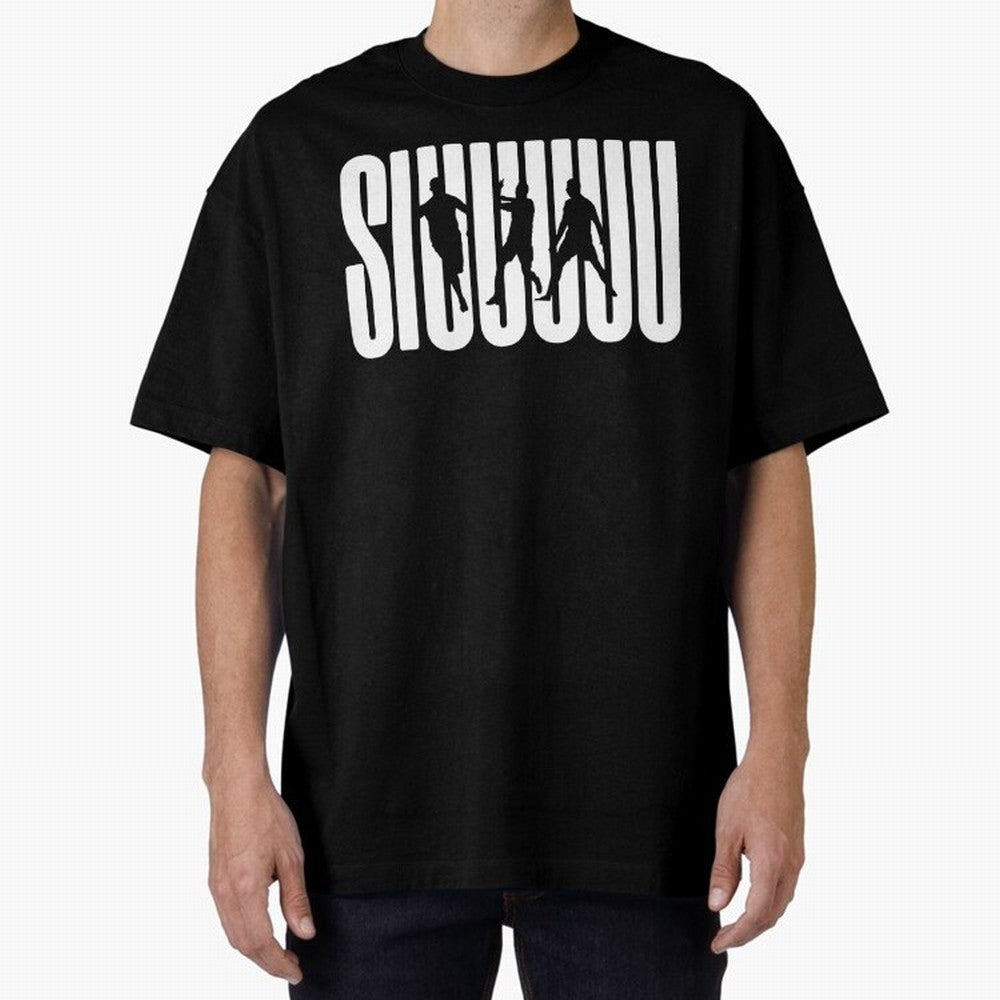 Siuuu Cristiano ronaldo CR7 funny Oversized T-Shirt Feel the Heartbeat of FIFA World Cup 2026 Group Stage Connected to Haaland and Mbappe, England, France and Netherlands Energy, Football History, Final Match Energy, Crowd Noise and Once in a
