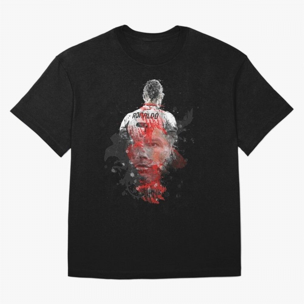 Cristiano Ronaldo Cristiano Ronaldo Oversized T-Shirt Bring Supporter Culture to FIFA World Cup 2026 for Fans of Messi, CR7 and Mbappe and Spain and Netherlands, Bringing Retro Football Energy, Iconic Rivalries, Trophy Chase Drama and Stadium