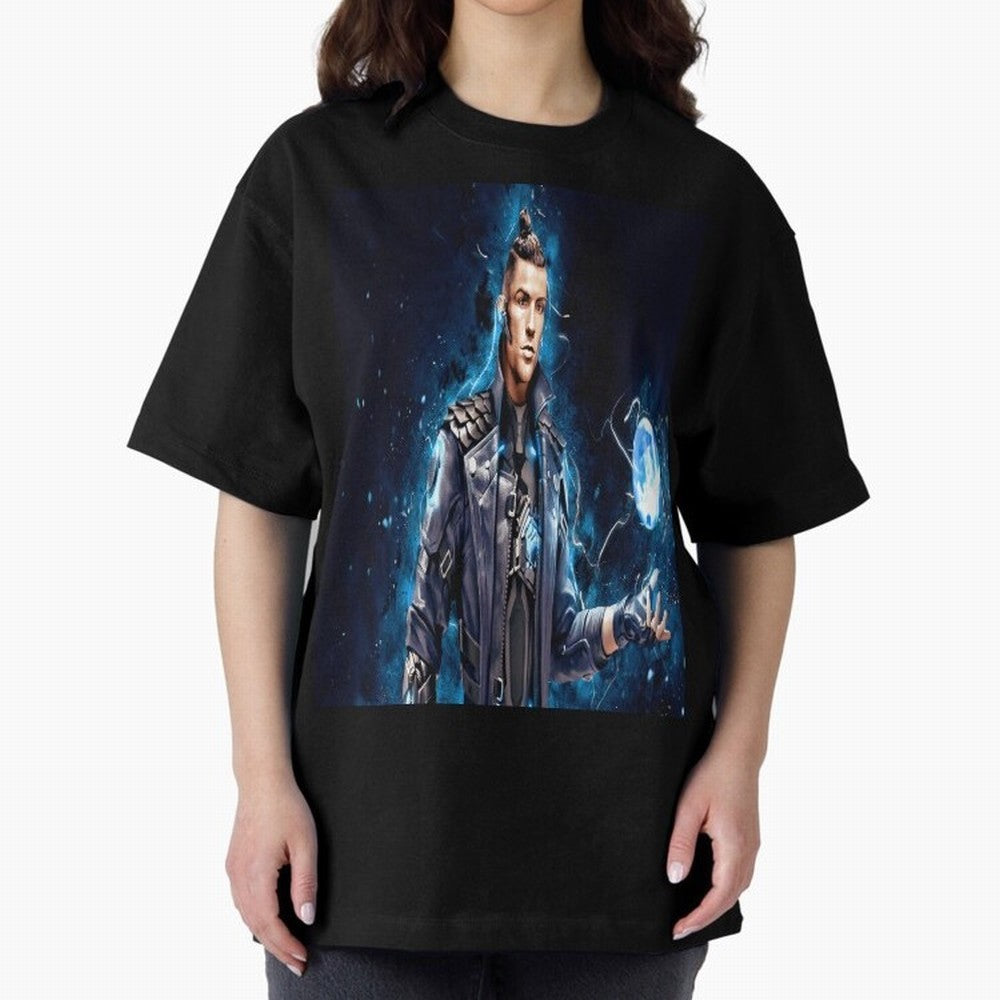 cristiano ronaldo Oversized T-Shirt Support the Legends of Global Football Passion for FIFA World Cup 2026, with Neymar, Haaland and Cristiano Ronaldo, Portugal, Spain and Germany, Football Festival Excitement, Trophy Ambitions, Country Rivalries