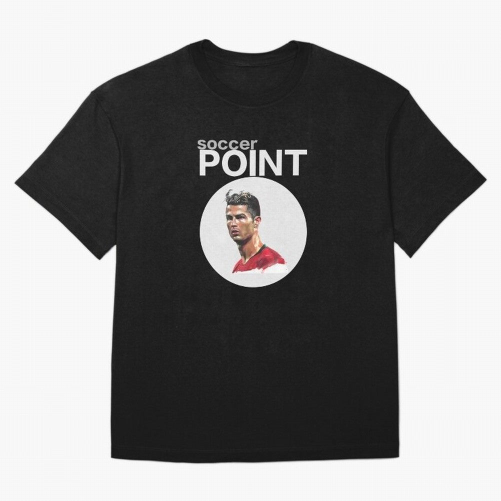 soccer POINT Oversized T-Shirt Honor the Beautiful Game during FIFA World Cup 2026 USA Canada Mexico for Fans of Messi and Cristiano Ronaldo and Spain, Bringing Vintage Soccer Flavor, Modern Football Stars, National Flags and Final Night Emotion;