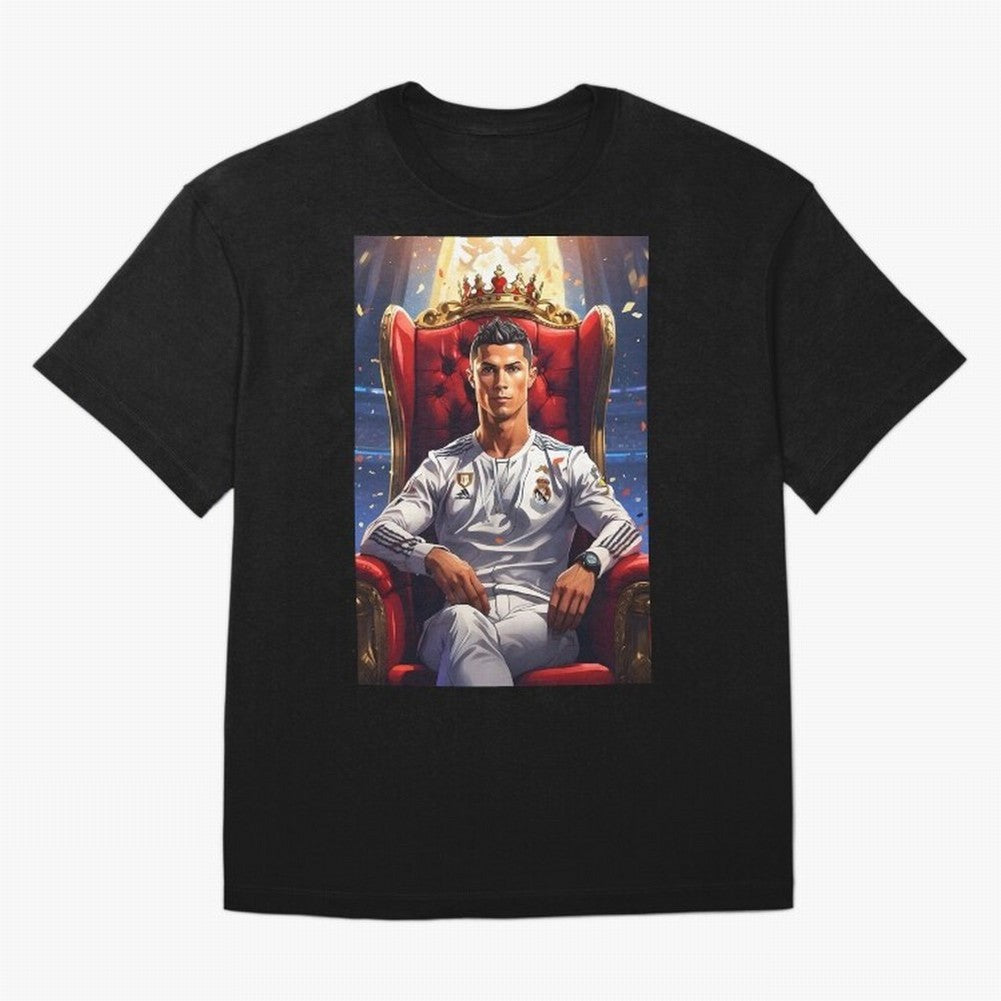 King Cristiano Ronaldo Oversized T-Shirt Celebrate FIFA World Cup 2026 Group Stage Celebrating Haaland, Spain and Netherlands Energy, Football Passion, Legendary Performances, Festival Vibes and Supporter Community; Made for Die Hard Supporters,