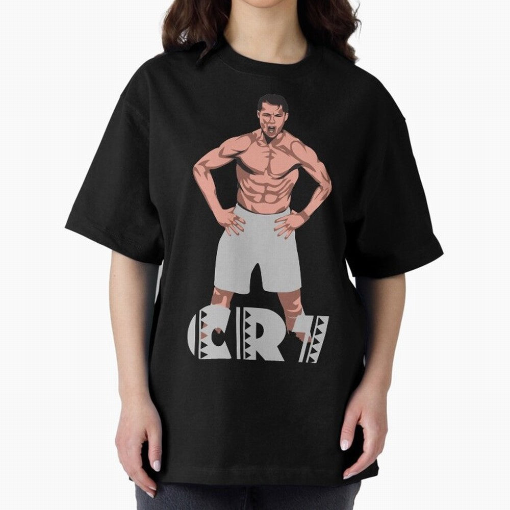 BEST - Cristiano Ronaldo Oversized T-Shirt Join Supporters Worldwide for FIFA World Cup 2026 USA Canada Mexico Featuring Mbappe, France and Portugal Energy, Fan Favorite Moments, National Team Passion, Big Match Drama and Soccer History; Perfect
