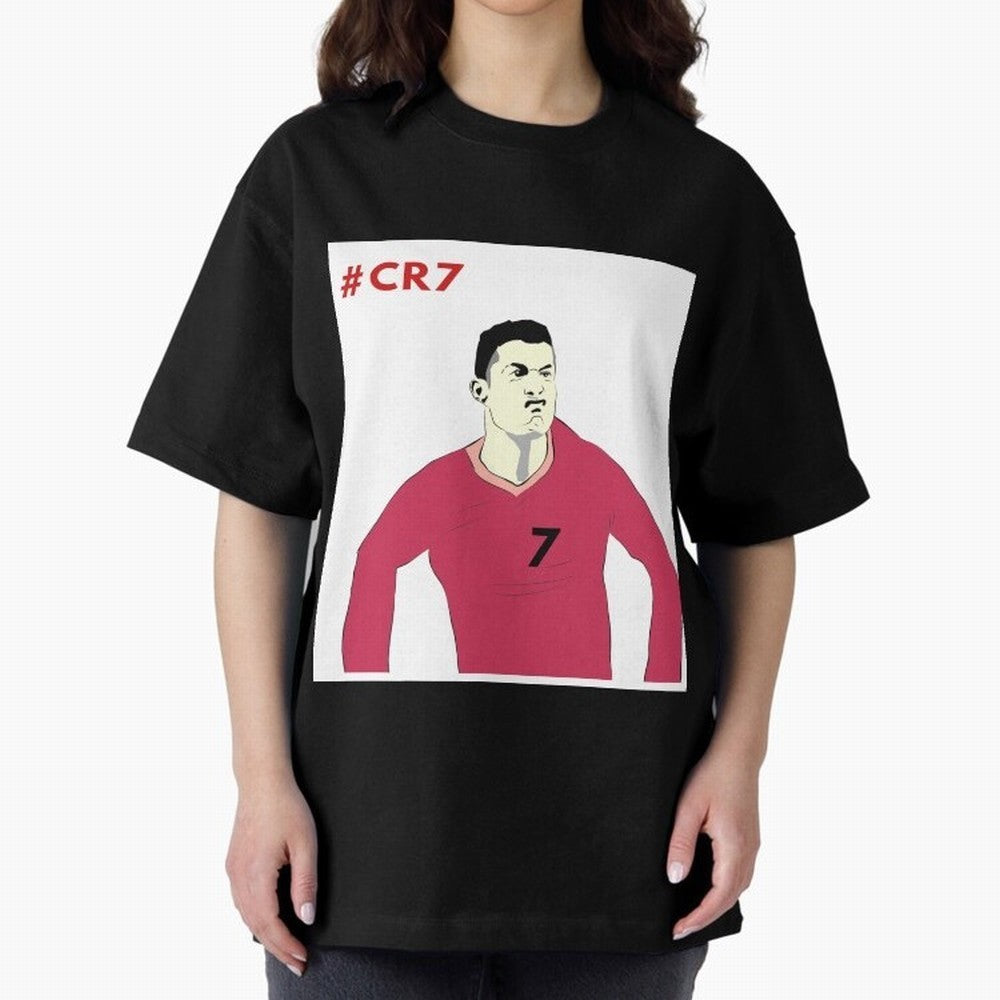 Cristiano ronaldo Oversized T-Shirt Bring Champion Energy into FIFA World Cup 2026 Group Stage Inspired by Haaland, Brazil, Portugal and Argentina Energy, Global Supporter Spirit, Legendary Goals, National Colors and Tournament Celebration; Ideal