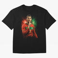 Cristiano Ronaldo Football Legend Oversized T-Shirt Feel International Energy from FIFA World Cup 2026 Spirit, Connected to France and Portugal, Messi, Neymar and Mbappe, Soccer Culture, Superstar Moments, National Team Dreams and Competitive Fire;