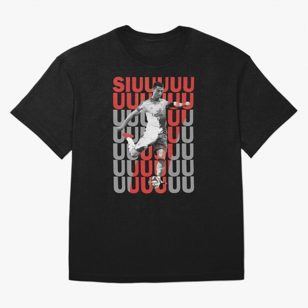 Siuuuuuu Cristiano Ronaldo Oversized T-Shirt Feel International Energy from Global Football Passion for FIFA World Cup 2026 USA Canada Mexico, Capturing Mbappe, Spain and Netherlands, Champion Mindset, Group Stage Buzz, Knockout Tension and