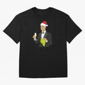 Cristiano Ronaldo enjoing Christmas Oversized T-Shirt Feel the Roar of FIFA World Cup 2026 for Fans of Messi, CR7 and Mbappe and Brazil, Bringing Sports Nostalgia, International Competition, Famous Players and Unforgettable Victories; Great for