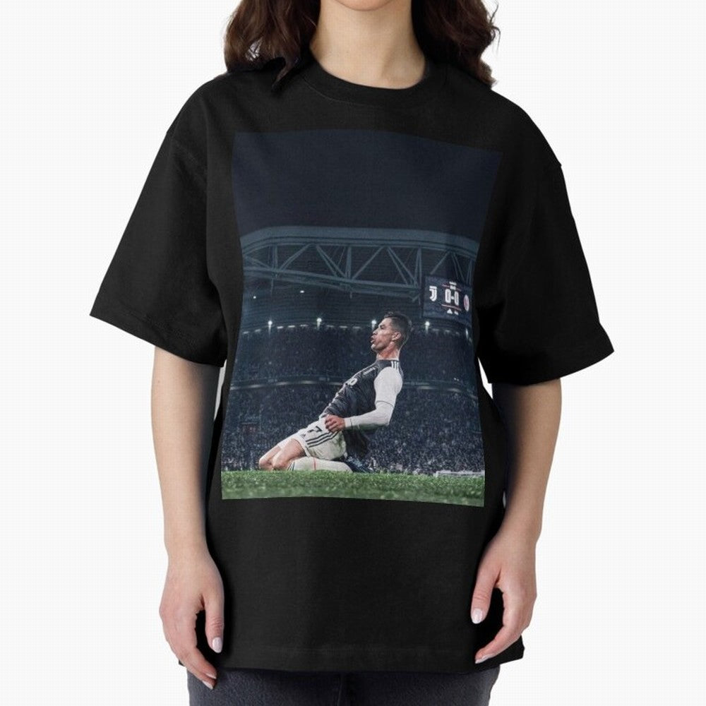 Wallpaper Cristiano Celebration Oversized T-Shirt Upgrade FIFA World Cup 2026 Featuring Cristiano Ronaldo, Haaland and CR7, Argentina and Brazil Energy, Global Supporter Spirit, Legendary Goals, National Colors and Tournament Celebration; Perfect