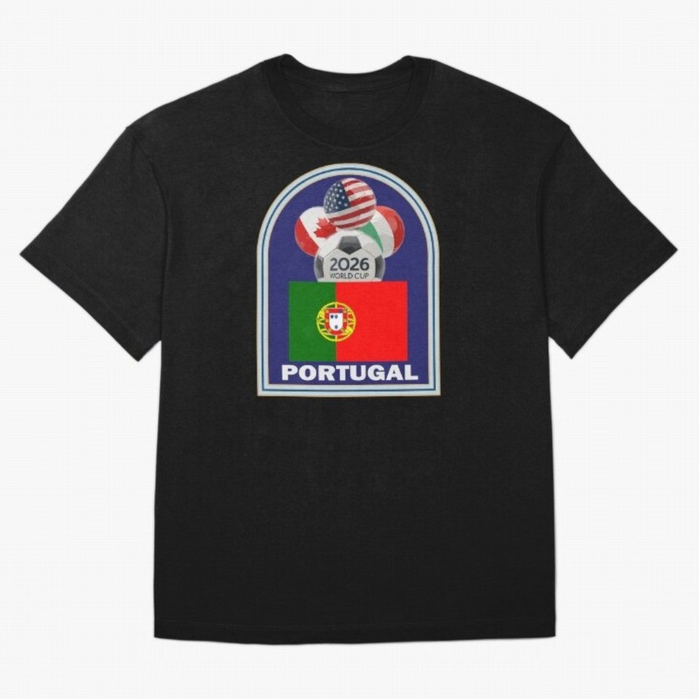 Portugal 2026 Soccer T-shirt Oversized T-Shirt Bring Match Day Fire to the FIFA World Cup 2026 Group Stage Journey through Mbappe Highlights, Netherlands Pride, Classic Soccer Heritage, Championship Pressure, Fan Loyalty and International Pride;