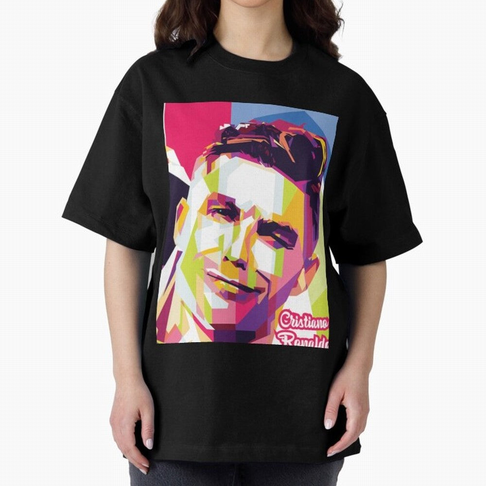 Cristiano Ronaldo Cristiano Ronaldo Oversized T-Shirt Support the Legends of FIFA World Cup 2026 USA Canada Mexico for Fans of Messi, CR7 and Mbappe and Spain, Bringing Tournament Hype, Historic Matchups, Family Viewing Parties and Global Sports