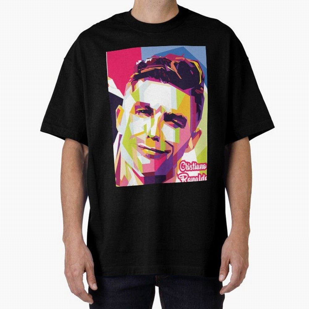 Cristiano Ronaldo Cristiano Ronaldo Oversized T-Shirt Support the Legends of FIFA World Cup 2026 USA Canada Mexico for Fans of Messi, CR7 and Mbappe and Spain, Bringing Tournament Hype, Historic Matchups, Family Viewing Parties and Global Sports