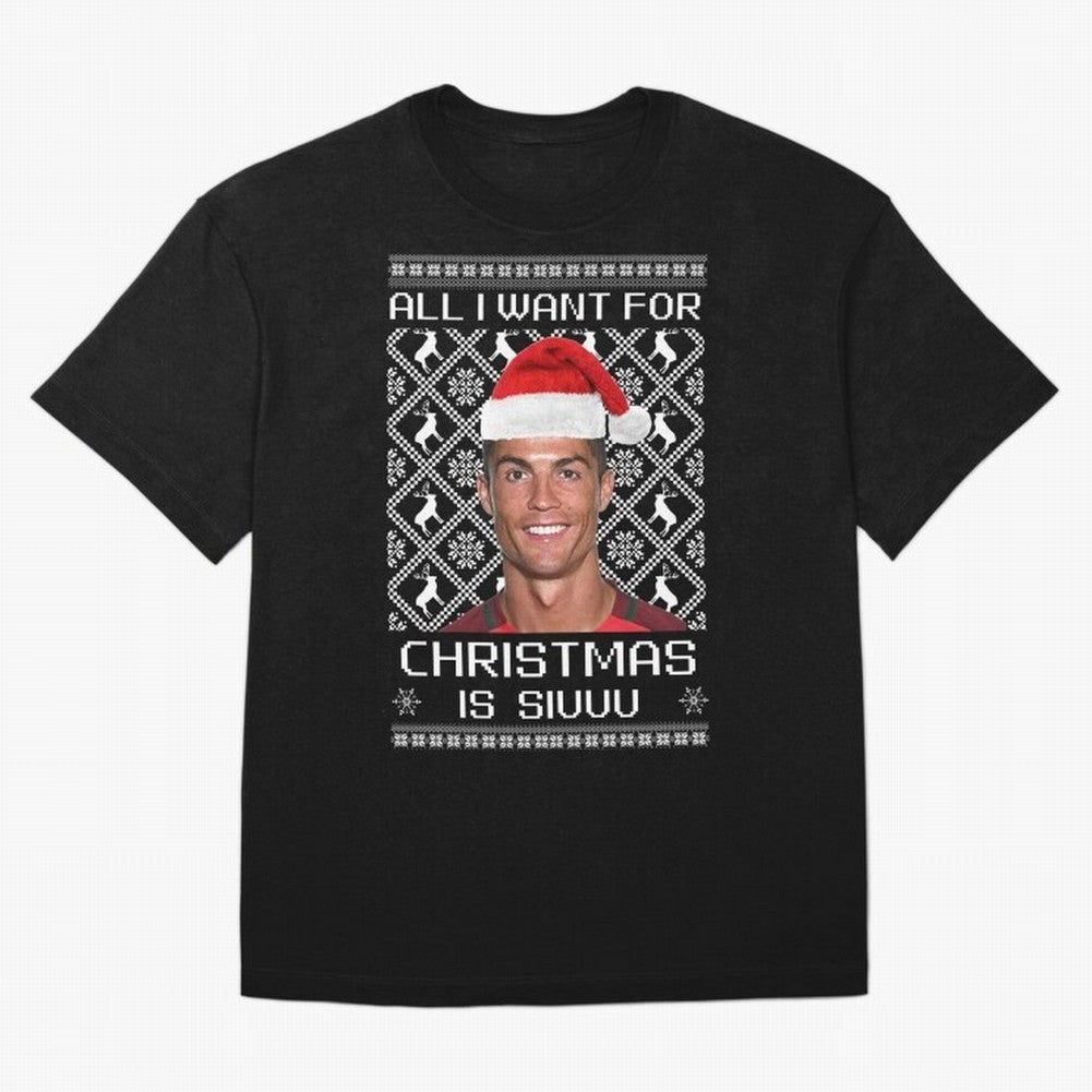 cristiano ronaldo siuuu christmas sweater Oversized T-Shirt Bring World Football Passion into FIFA World Cup 2026 Filled with Haaland, Argentina, France and Brazil Energy, Stadium Chants, National Pride, Trophy Dreams and Unforgettable Football