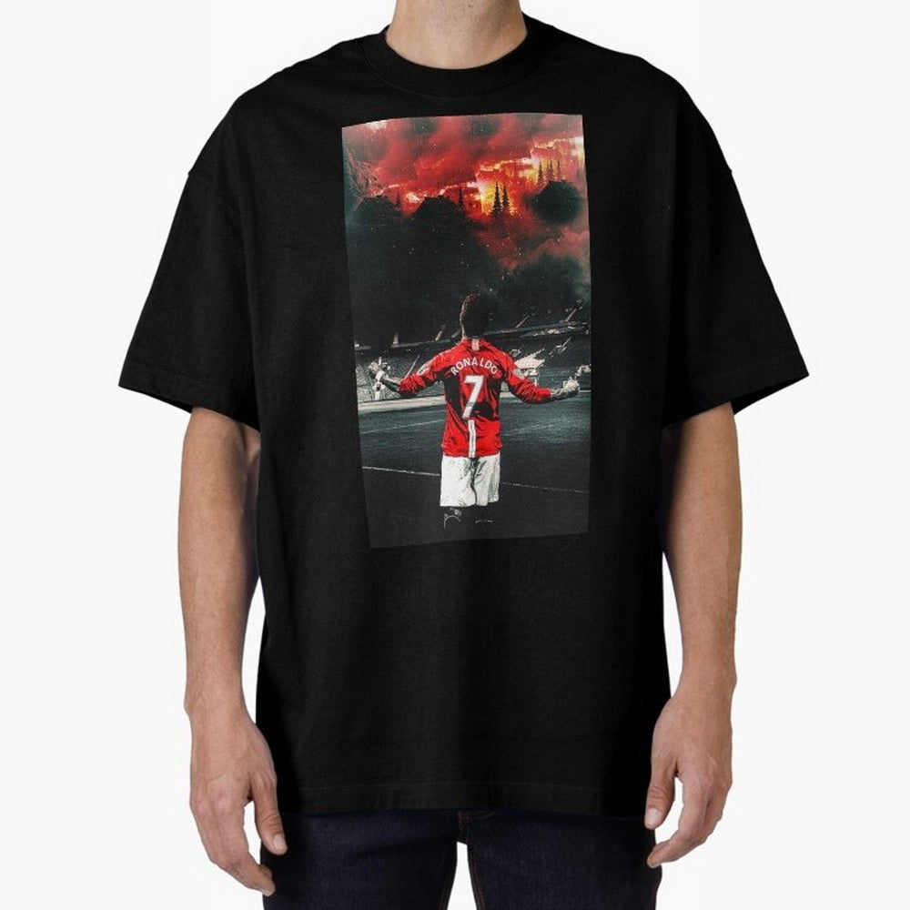 cristiano ronaldo manchester Oversized T-Shirt Celebrate the Next Chapter of FIFA World Cup 2026 for Fans of Haaland and Mbappe and France and Portugal, Bringing Champion Mindset, Group Stage Buzz, Knockout Tension and Passionate Fan Culture; Great