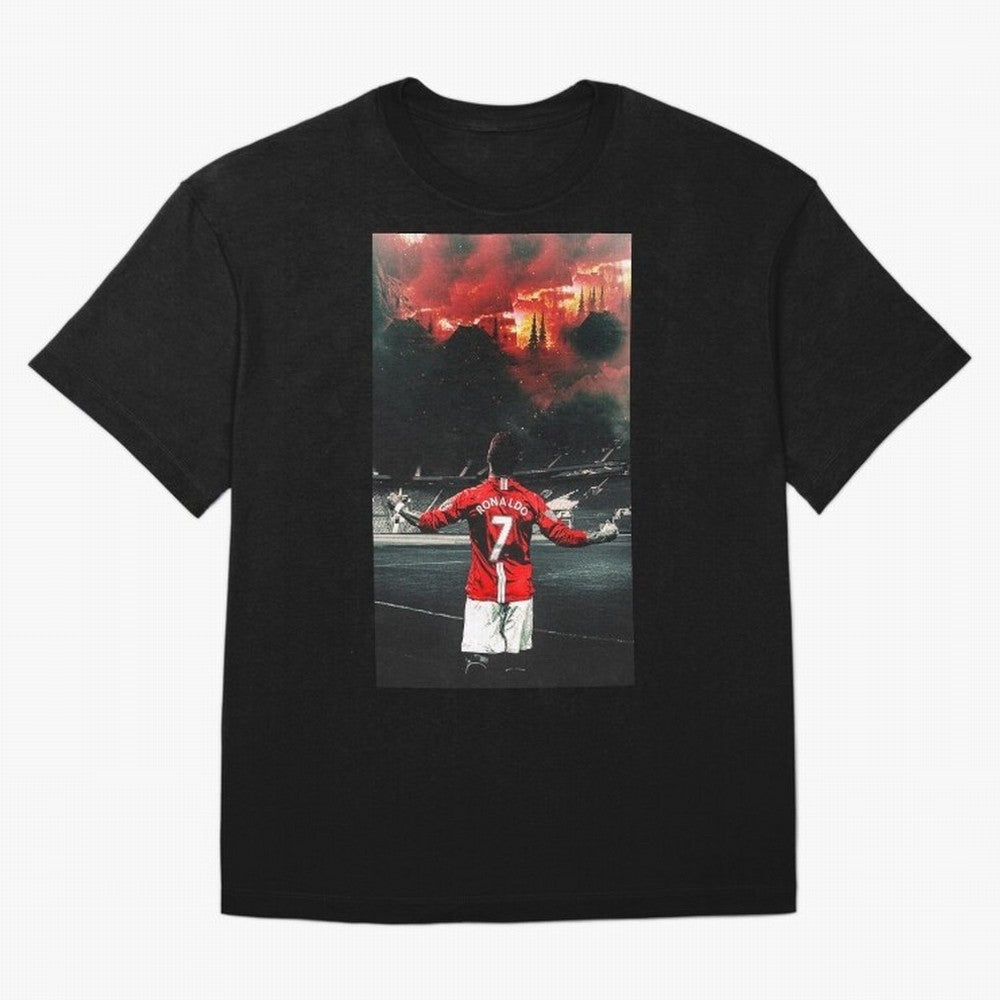 cristiano ronaldo manchester Oversized T-Shirt Celebrate the Next Chapter of FIFA World Cup 2026 for Fans of Haaland and Mbappe and France and Portugal, Bringing Champion Mindset, Group Stage Buzz, Knockout Tension and Passionate Fan Culture; Great