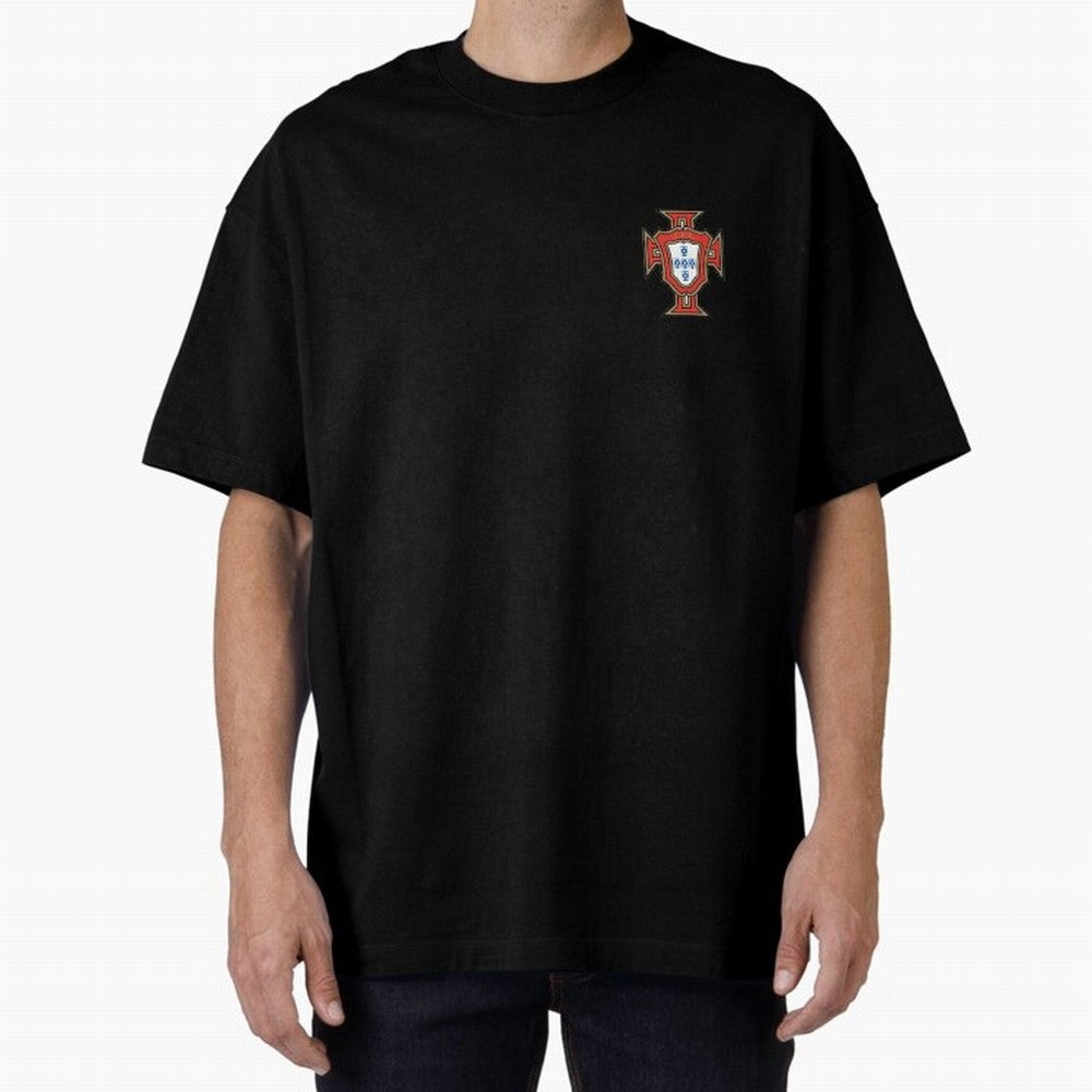 Portugal National Team - Oversized T-Shirt Relive Legendary Nights from the FIFA World Cup 2026 USA Canada Mexico Journey through Messi, CR7 and Mbappe Highlights, Brazil Pride, Worldwide Fan Energy, Dramatic Goals, Stadium Lights and Championship