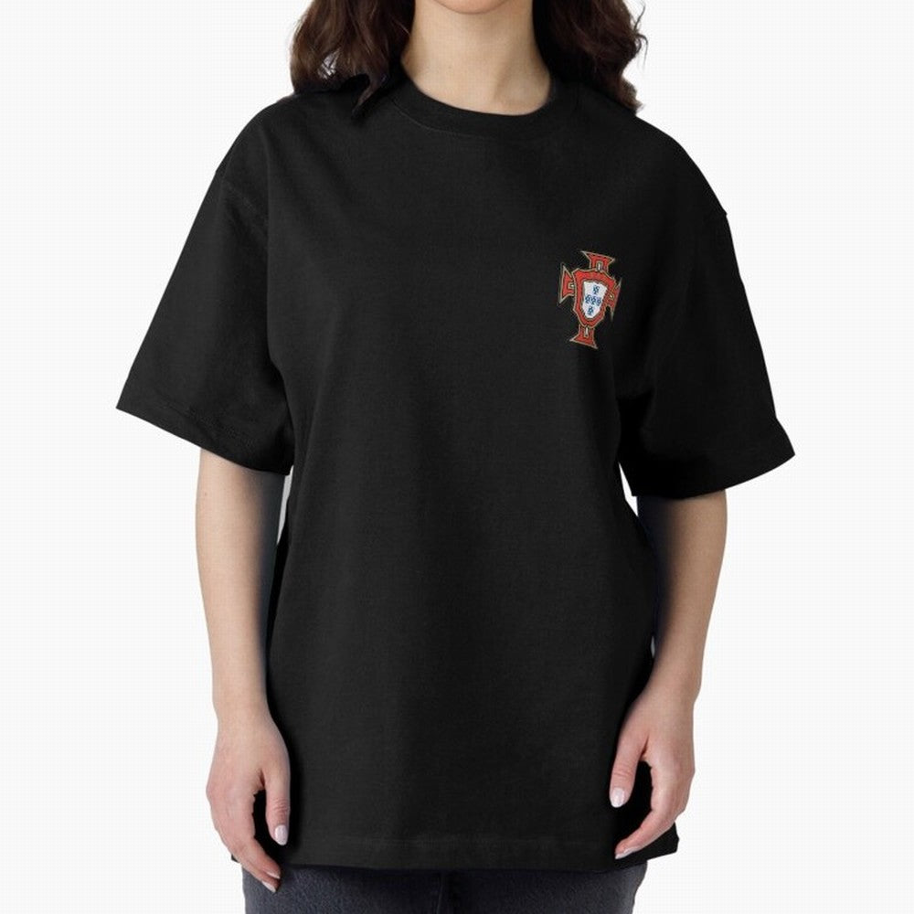 Portugal National Team - Oversized T-Shirt Relive Legendary Nights from the FIFA World Cup 2026 USA Canada Mexico Journey through Messi, CR7 and Mbappe Highlights, Brazil Pride, Worldwide Fan Energy, Dramatic Goals, Stadium Lights and Championship