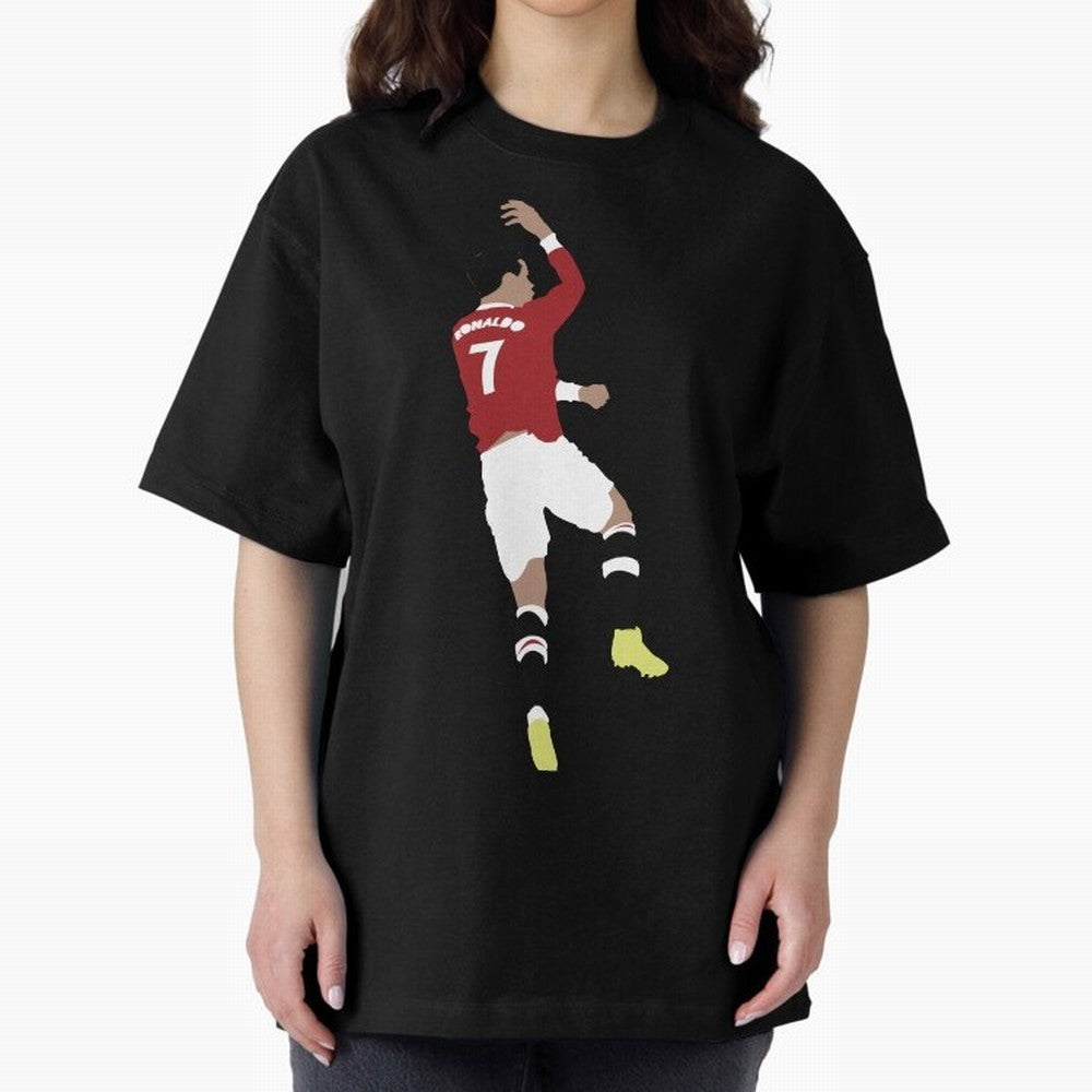 Cristiano Ronaldo Suuii - Design Oversized T-Shirt Relive the Noise and Pride of the FIFA World Cup 2026 Group Stage Journey through Mbappe Highlights, Netherlands Pride, Global Supporter Spirit, Legendary Goals, National Colors and Tournament