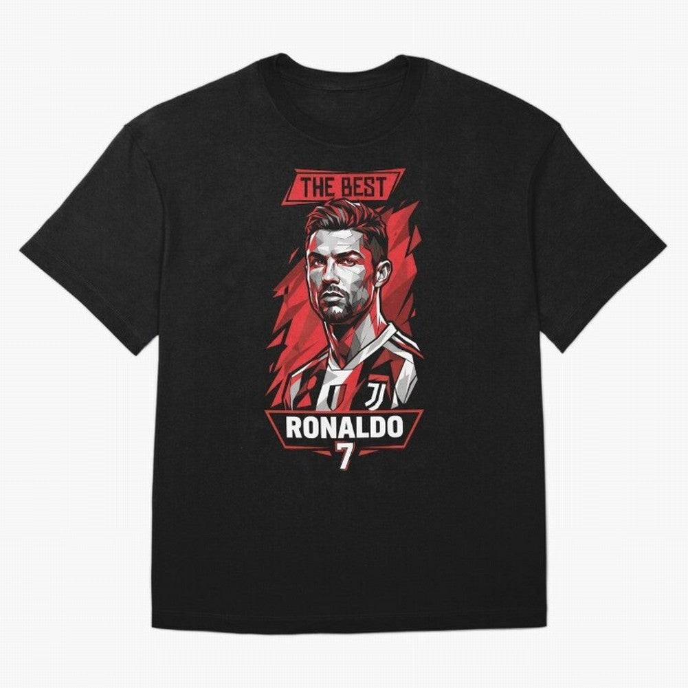 Cristiano Ronaldo CR7 Geometric Vector Portrait Oversized T-Shirt Celebrate Global Passion for Global Football Passion for FIFA World Cup 2026 Group Stage, Featuring Messi and Cristiano Ronaldo, England, Football Passion, Legendary Performances,
