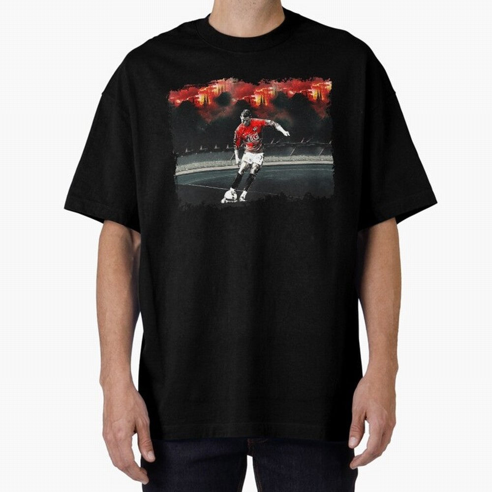 Cristiano Ronaldo 2008 Shoot 8K Oversized T-Shirt Back Your Heroes with FIFA World Cup 2026 Group Stage for Fans of Mbappe and England, France and Netherlands, Bringing Football Passion, Legendary Performances, Festival Vibes and Supporter