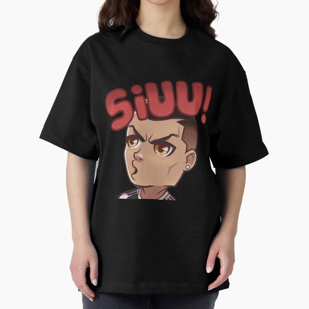 Cristiano Ronaldo Siuuu Oversized T-Shirt Bring Legendary Rivalry Energy to FIFA World Cup 2026 Group Stage Spirit, Built around Germany, Mbappe and Neymar, Retro Football Energy, Iconic Rivalries, Trophy Chase Drama and Stadium Atmosphere; Ideal